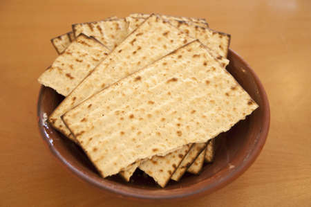 Matzos - jewish passover breadの写真素材