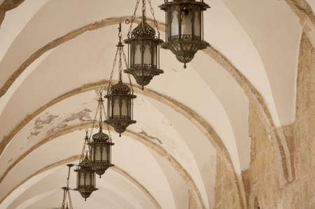 Classic hanging lampの写真素材