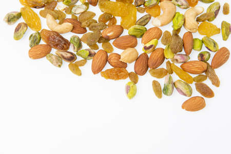 Close up of mixed nuts