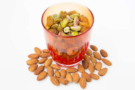 Close up of mixed nutsの写真素材