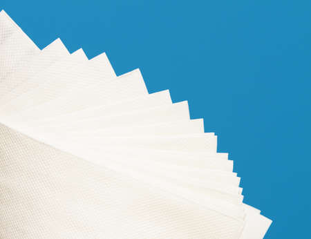 Tissue paper in the glassの写真素材