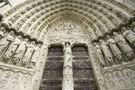 Details of Notre-Dame de Paris, Franceのeditorial素材