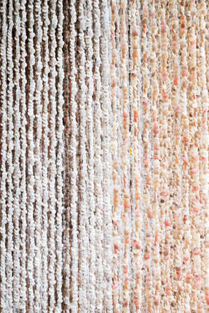Curtains made of Sea shellsの写真素材