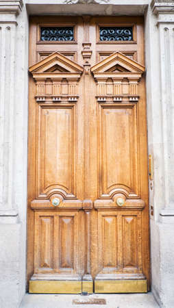 Wooden doorの写真素材