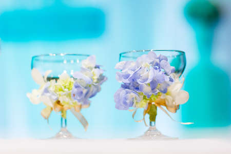 wine glassesの写真素材