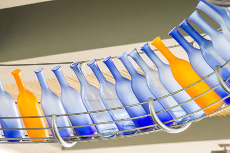 Set of colorful bottlesの写真素材