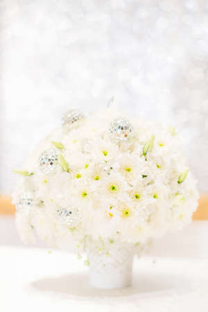 Flower bouquet in a vaseの写真素材