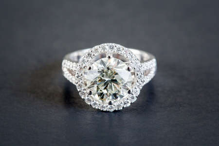 Wedding diamond ringsの写真素材