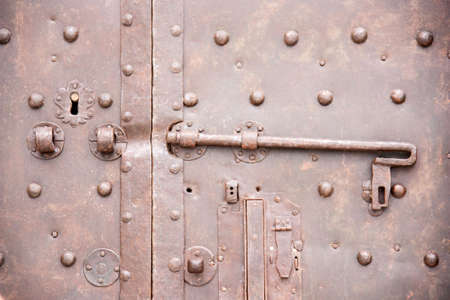 Old door in Italyの写真素材