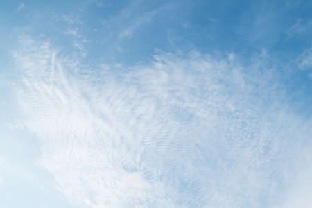 clouds in the blue sky