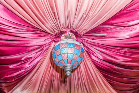 Ornate traditional moroccan lampの写真素材