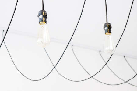 Modern hanging lampの写真素材