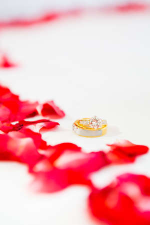 The beauty wedding ringの写真素材