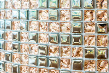 mosaic tile wall backgroundの写真素材