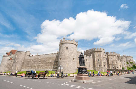 Windsor castle near London, United Kingdomのeditorial素材