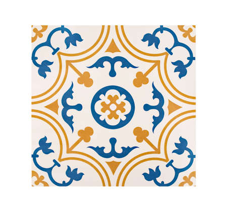 Detail of the traditional tiles background.