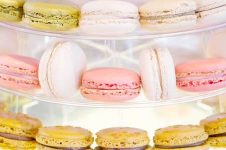 Colorful macaronの写真素材