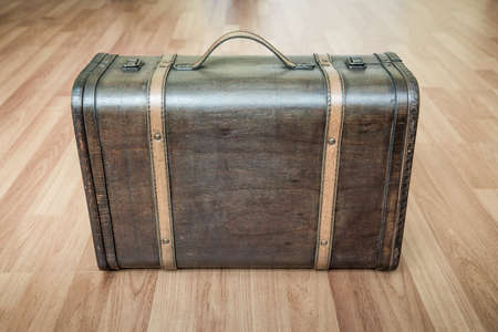 Antique leather box