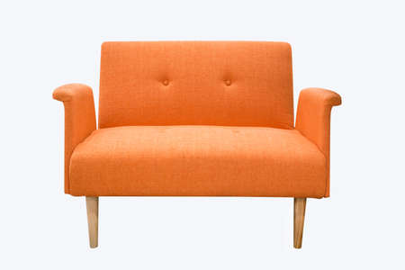 sofa furniture isolated on white backgroundの写真素材