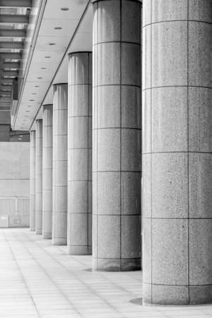 columns of the buildingの写真素材