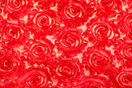 Vintage floral fabricの写真素材