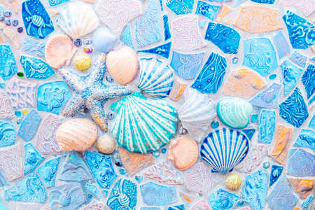 Colorful mosaic backgroundの写真素材