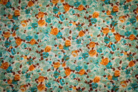 Vintage floral fabricの写真素材