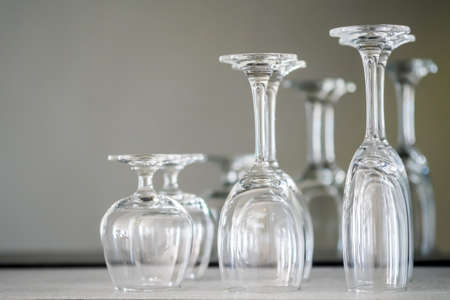 set of glasses for drinksの写真素材