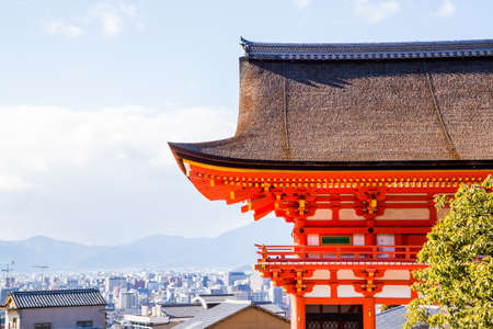 Kiyomizu-dera Temple Gate in Kyoto, Japan