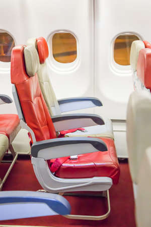 airplane seatsの写真素材