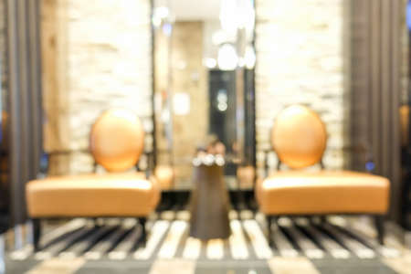Abstract blur beautiful luxury living room interior for background