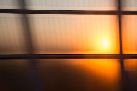 Abstract Background Motion Blur in sun setの写真素材