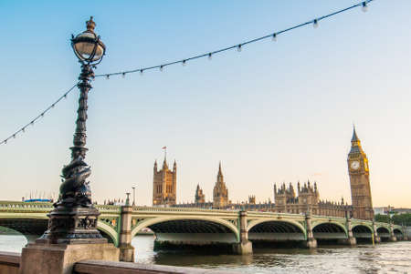Big Ben and House of Parliament, London, UKの写真素材