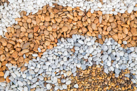 stone decorated in gardenの写真素材