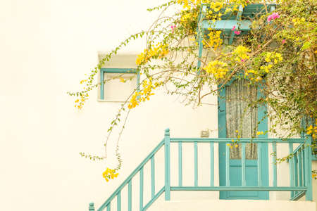 Colorful Mediterranean houseの写真素材