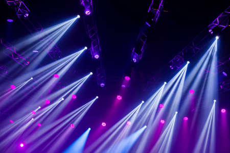 Colorful lighting concertの写真素材