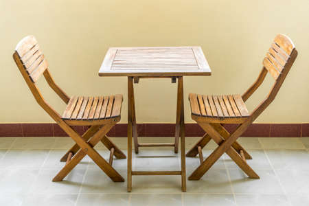 Brown chairs for dinner