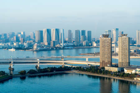 Tokyo cityscape,buildings exteriorの写真素材