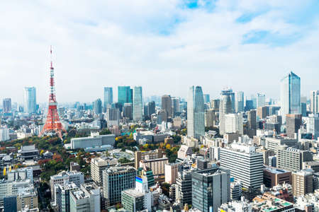 Tokyo tower, landmark of Japanのeditorial素材