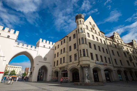 Munich, Bavaria, Germany - June 9, 2016: The Hofbraeuhaus in the historic city center of munのeditorial素材
