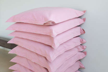 Stacked of soft beanbagの写真素材