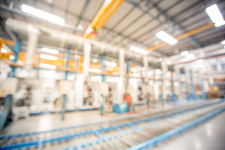 blur background laundry machines in factoryの写真素材