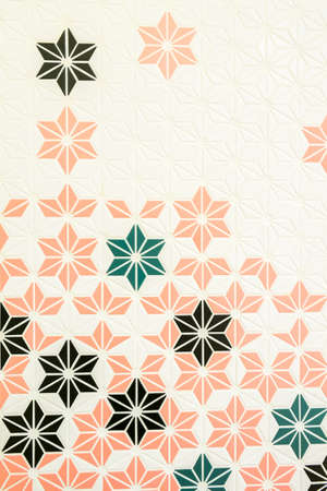 color full ceramic wallの写真素材