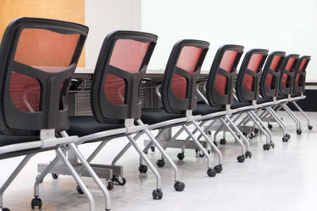 Empty business conference room interior.の写真素材