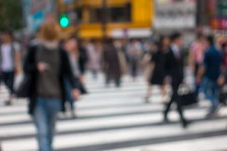 Crowd of people in London UKの写真素材