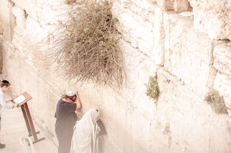 western wall, jerusalem, israelの写真素材
