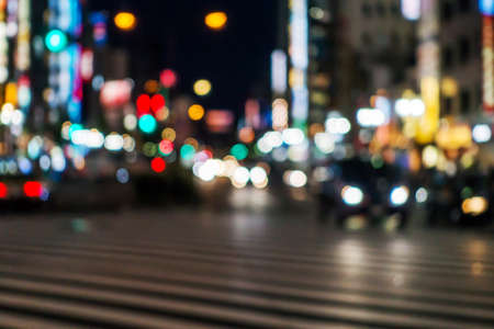 blur street backgroundの写真素材