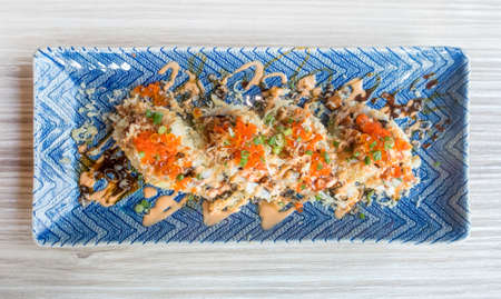 Japanese sushi rollの写真素材