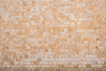 Texture of ancient stone wall, architecture background in Dubrovnik , Croatiaの写真素材