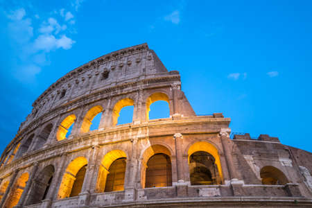 Colosseum in Rome at twilight , Italyのeditorial素材